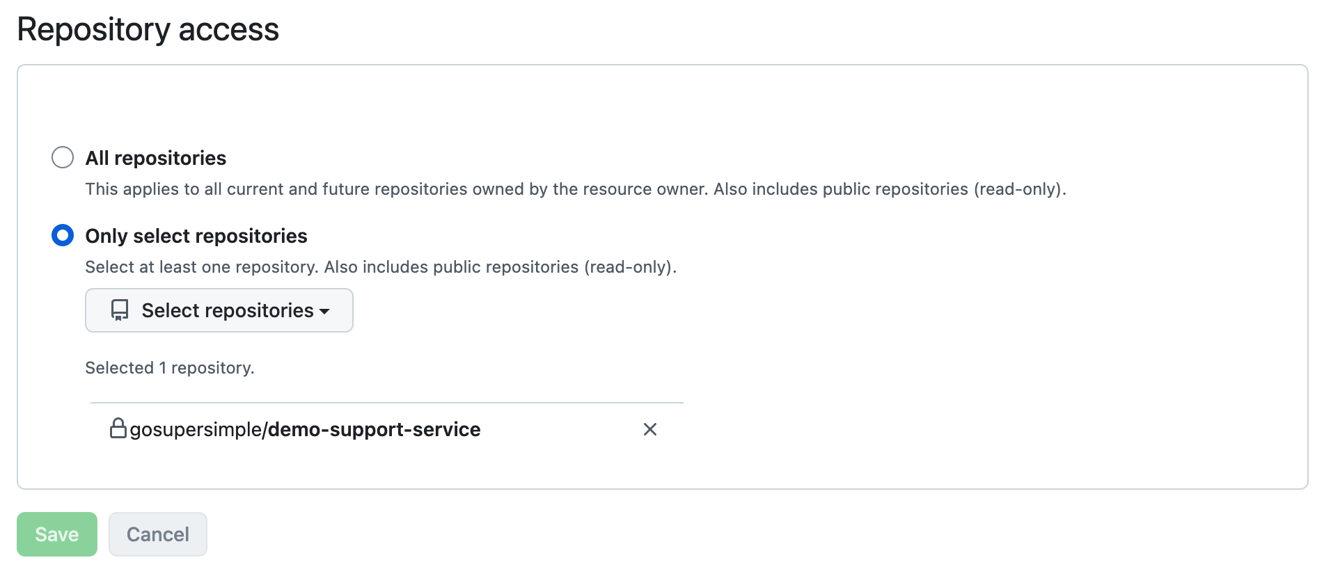 Installing GitHub app